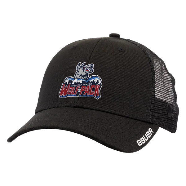 Hartford Jr. Wolfpack Bauer Adult Team Mesh Snapback