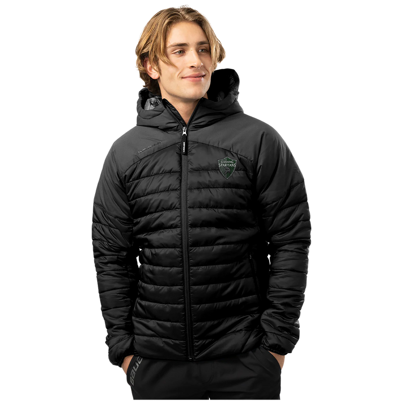 Lansing Spartans Bauer Adult Team Puffer Jacket