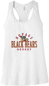 Dupage Black Bears Womens Jersey Racerback Tank