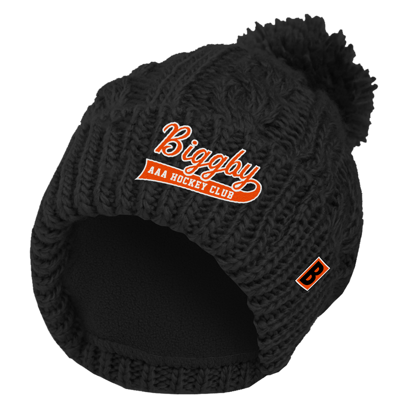 Biggby AAA Pom Beanie