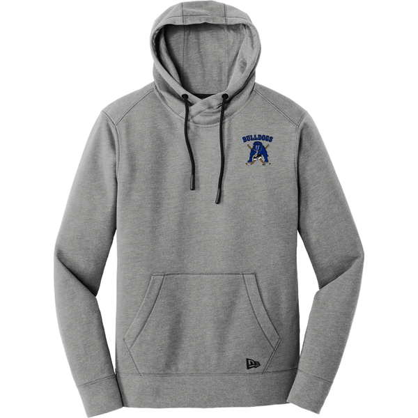 Chicago Bulldogs New Era Tri-Blend Fleece Pullover Hoodie