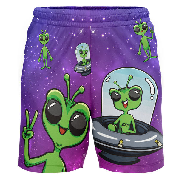 Woodridge Wild Alien Youth Workout Wear Shorts