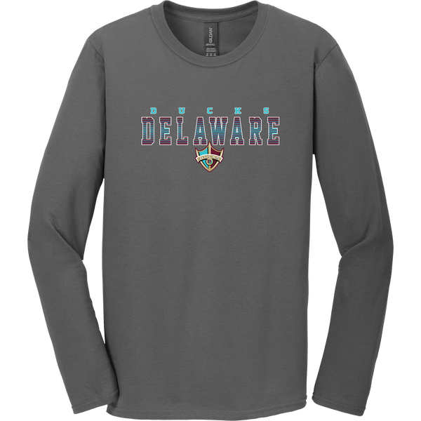 Delaware Ducks Softstyle Long Sleeve T-Shirt
