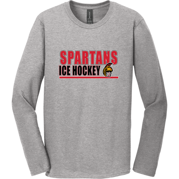 Seacoast Spartans (Ice Hockey) Softstyle Long Sleeve T-Shirt