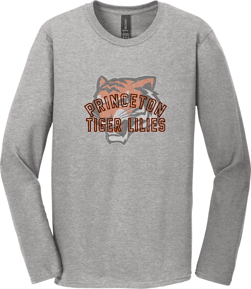 Princeton Tiger Lilies Softstyle Long Sleeve T-Shirt