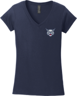 CT Bobcats Softstyle Ladies Fit V-Neck T-Shirt