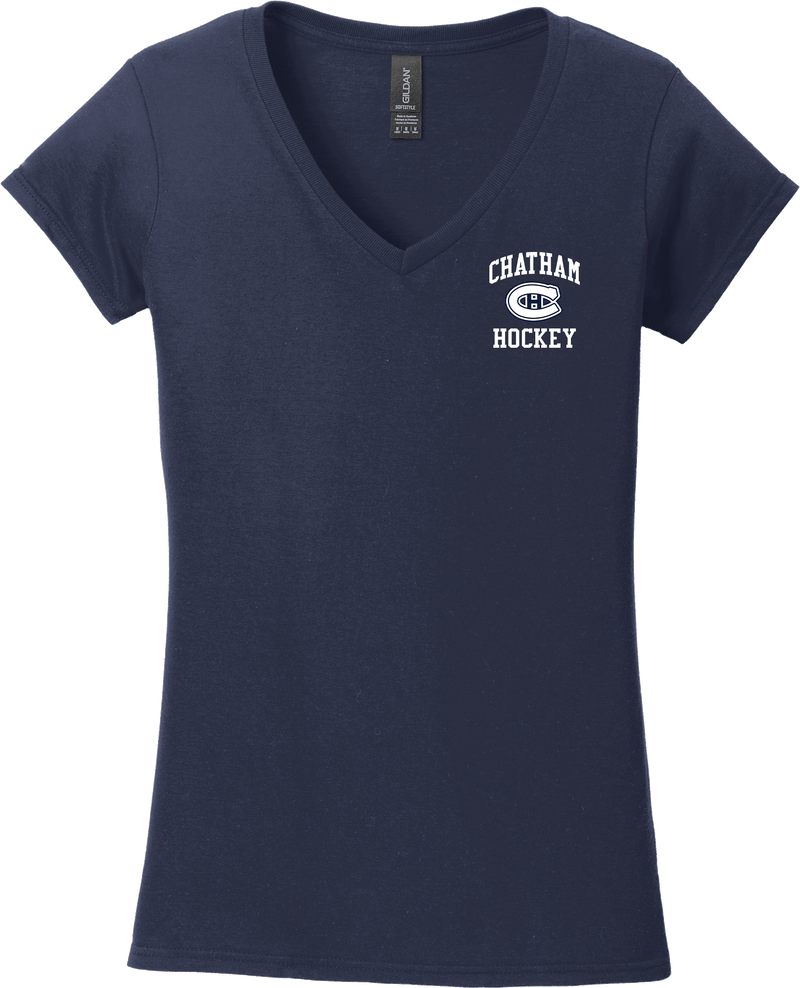 Chatham Hockey Softstyle Ladies Fit V-Neck T-Shirt