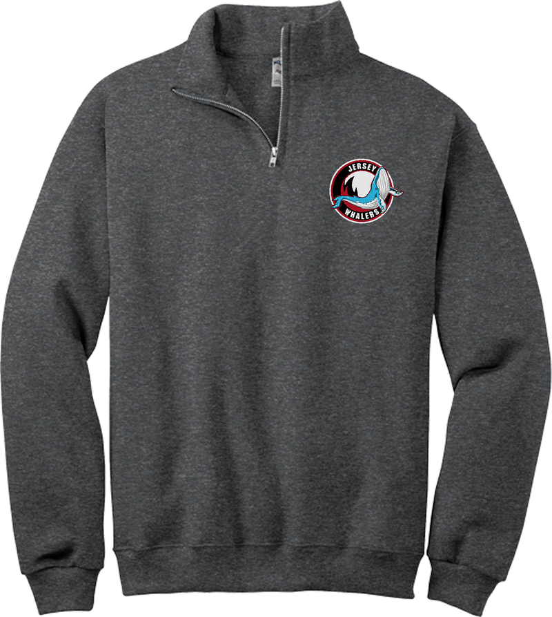 Jersey Shore Whalers NuBlend 1/4-Zip Cadet Collar Sweatshirt