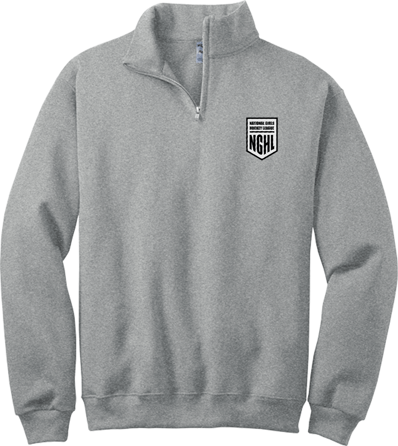 NGHL NuBlend 1/4-Zip Cadet Collar Sweatshirt