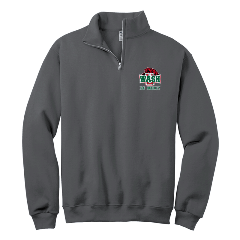 Wash U NuBlend 1/4-Zip Cadet Collar Sweatshirt