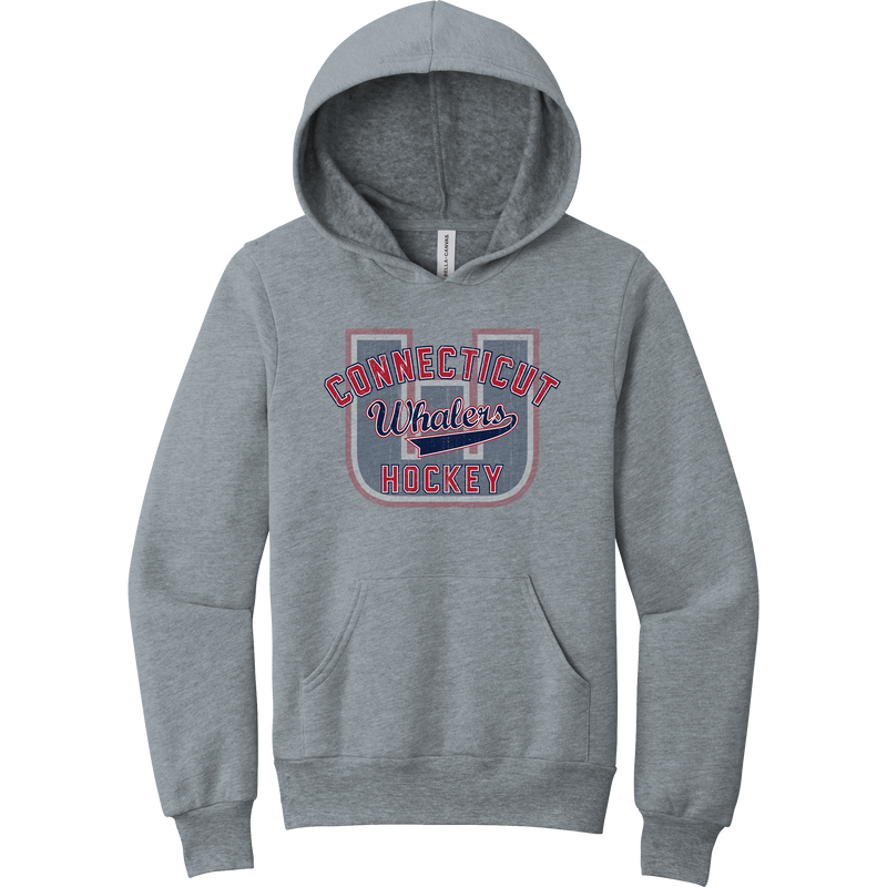 CT Whalers Tier 1 Youth Sponge Fleece Pullover Hoodie