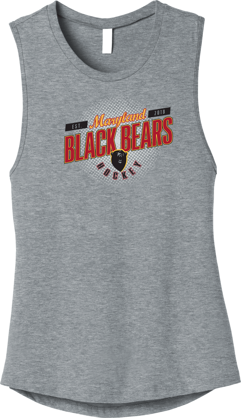 Maryland Black Bears Womens Jersey Muscle Tank