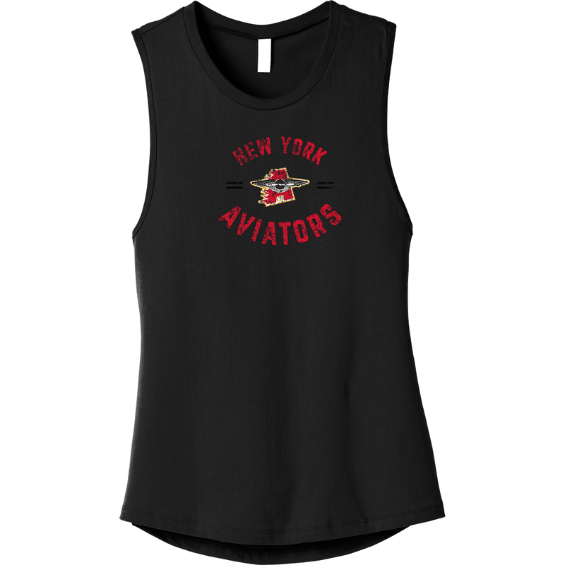 NY Aviators Womens Jersey Muscle Tank