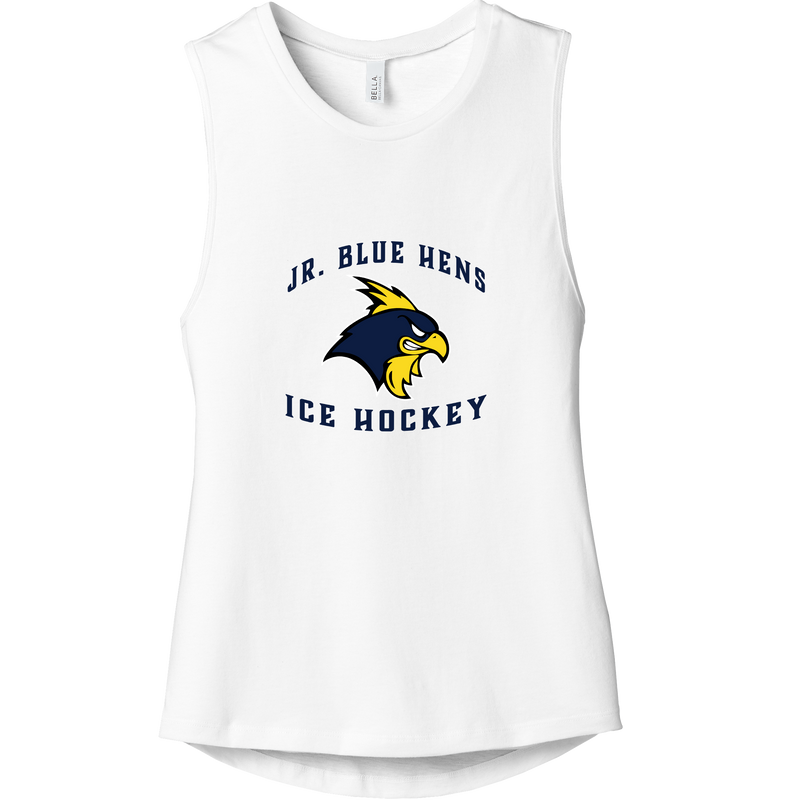 Delaware Jr. Blue Hens Womens Jersey Muscle Tank