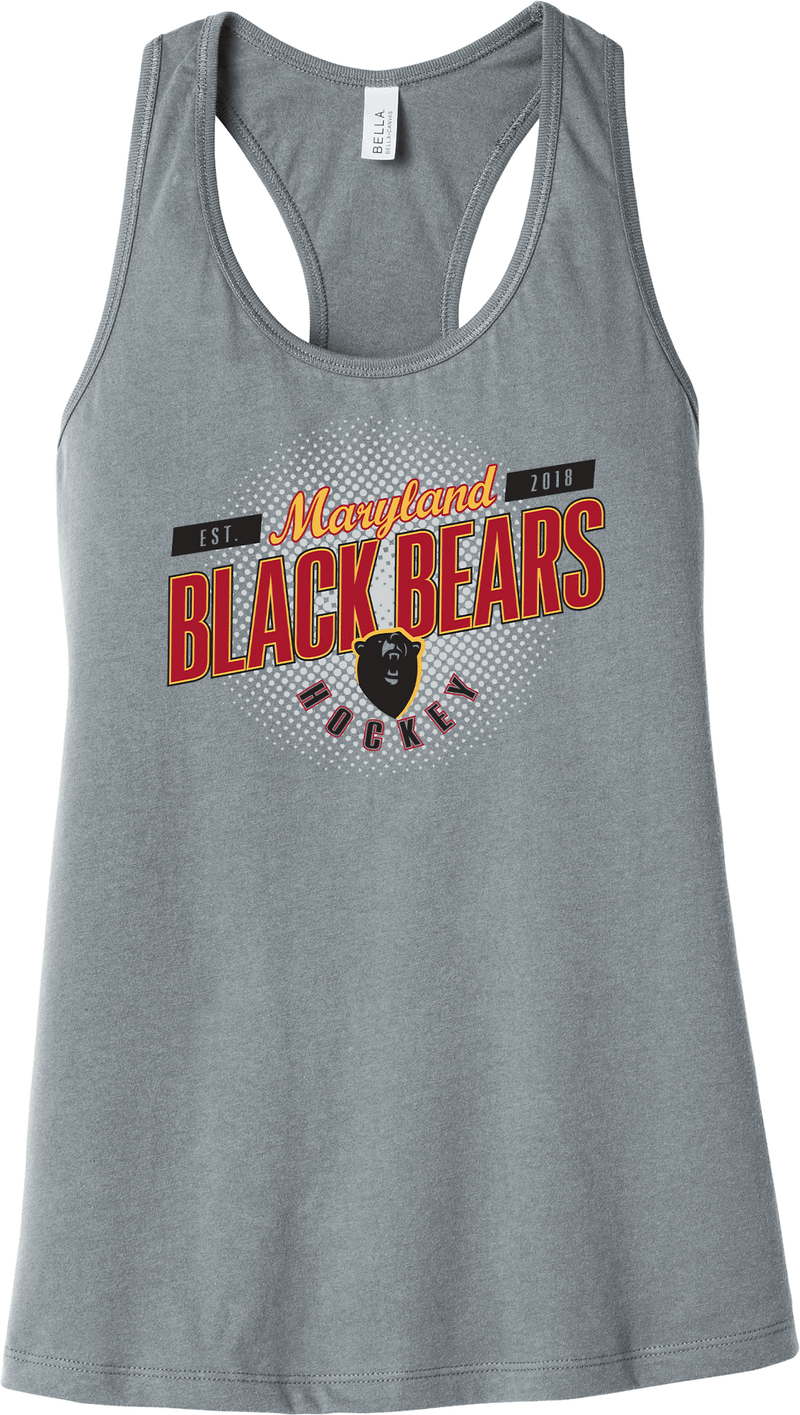 Maryland Black Bears Womens Jersey Racerback Tank