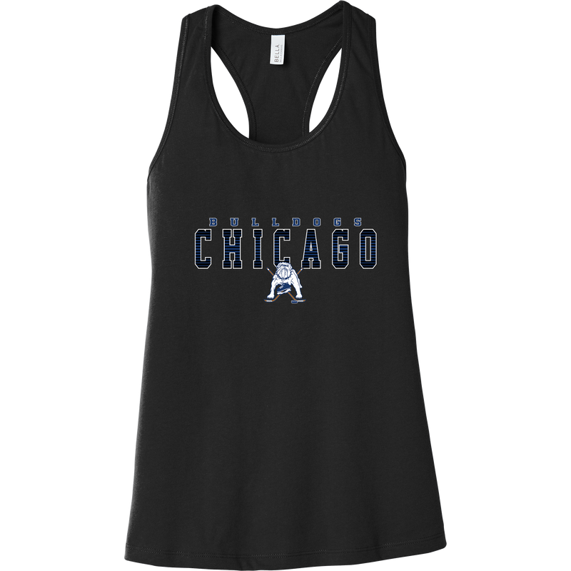 Chicago Bulldogs Womens Jersey Racerback Tank