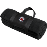 Manalapan Hockey Fleece Blanket with Carrying Strap