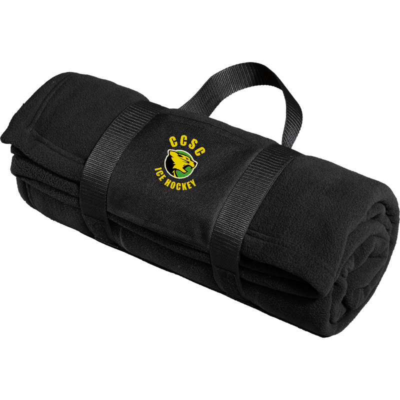 Chester County Fleece Blanket with Carrying Strap