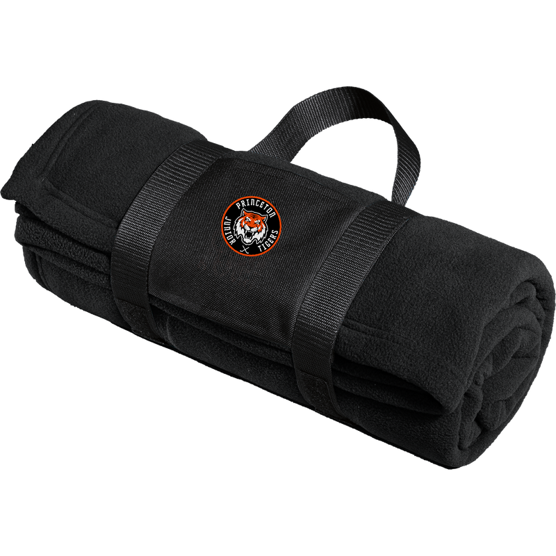 Princeton Jr. Tigers Fleece Blanket with Carrying Strap