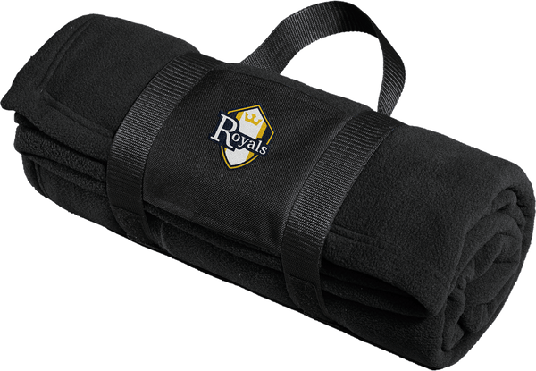 Royals Hockey Club Fleece Blanket with Carrying Strap