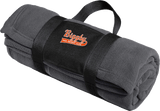 Biggby Coffee AAA Fleece Blanket with Carrying Strap