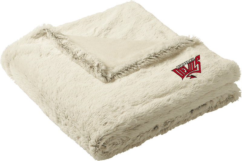 York Devils Faux Fur Blanket