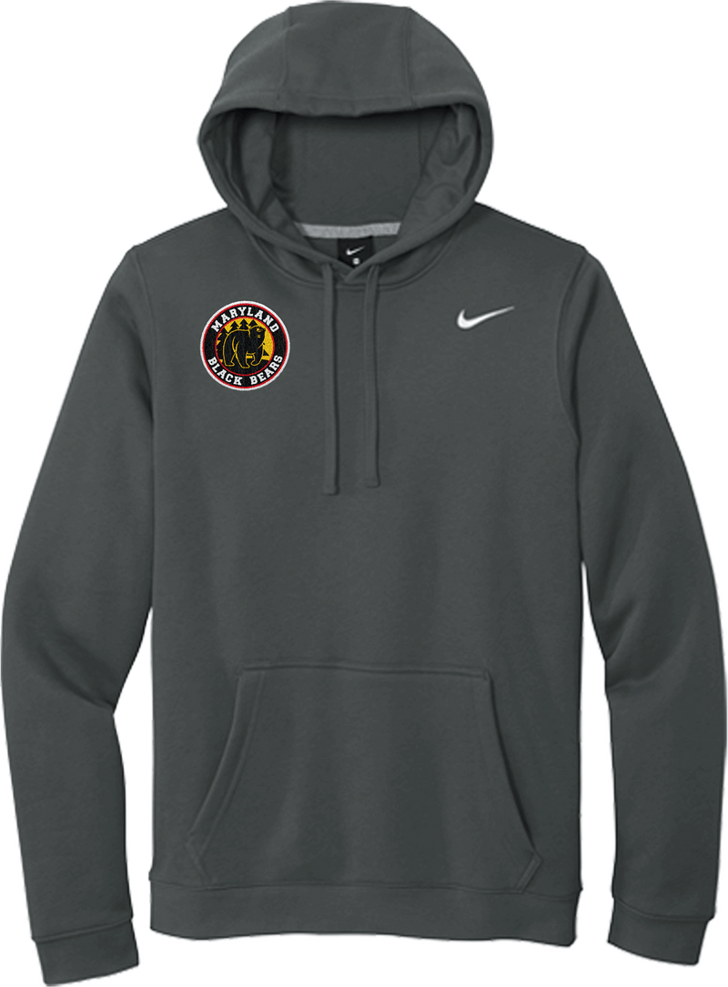 Maryland Black Bears Nike Club Fleece Pullover Hoodie