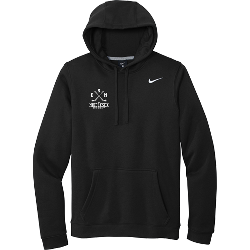 BSM Middlesex Nike Club Fleece Pullover Hoodie