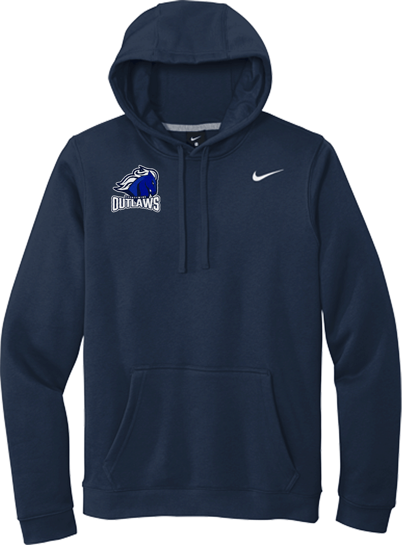 Brandywine Outlaws Nike Club Fleece Pullover Hoodie