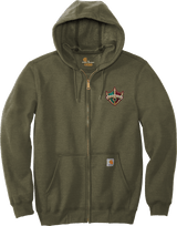 Delaware Ducks Carhartt Midweight Hooded Zip-Front Sweatshirt