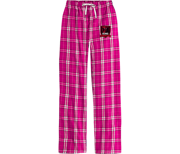 King Cobras Women's Flannel Plaid Pant