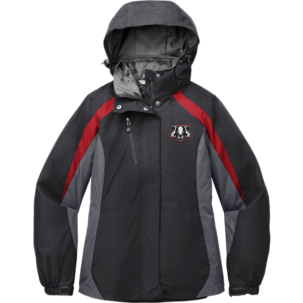 Scary Badgers Ladies Colorblock 3-in-1 Jacket