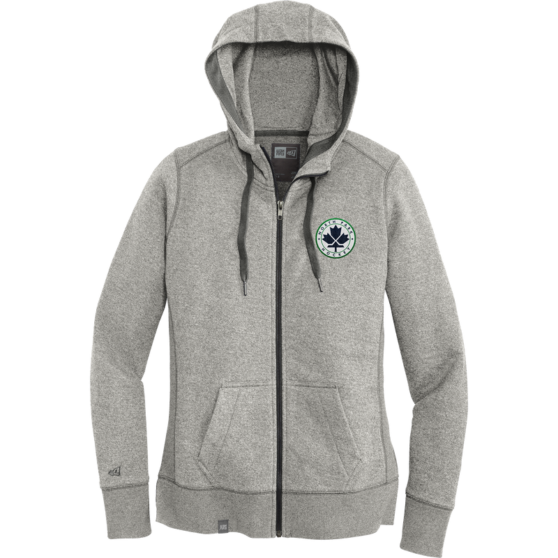 North Park Hockey New Era Ladies French Terry Full-Zip Hoodie