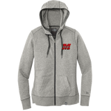 Team Maryland New Era Ladies French Terry Full-Zip Hoodie