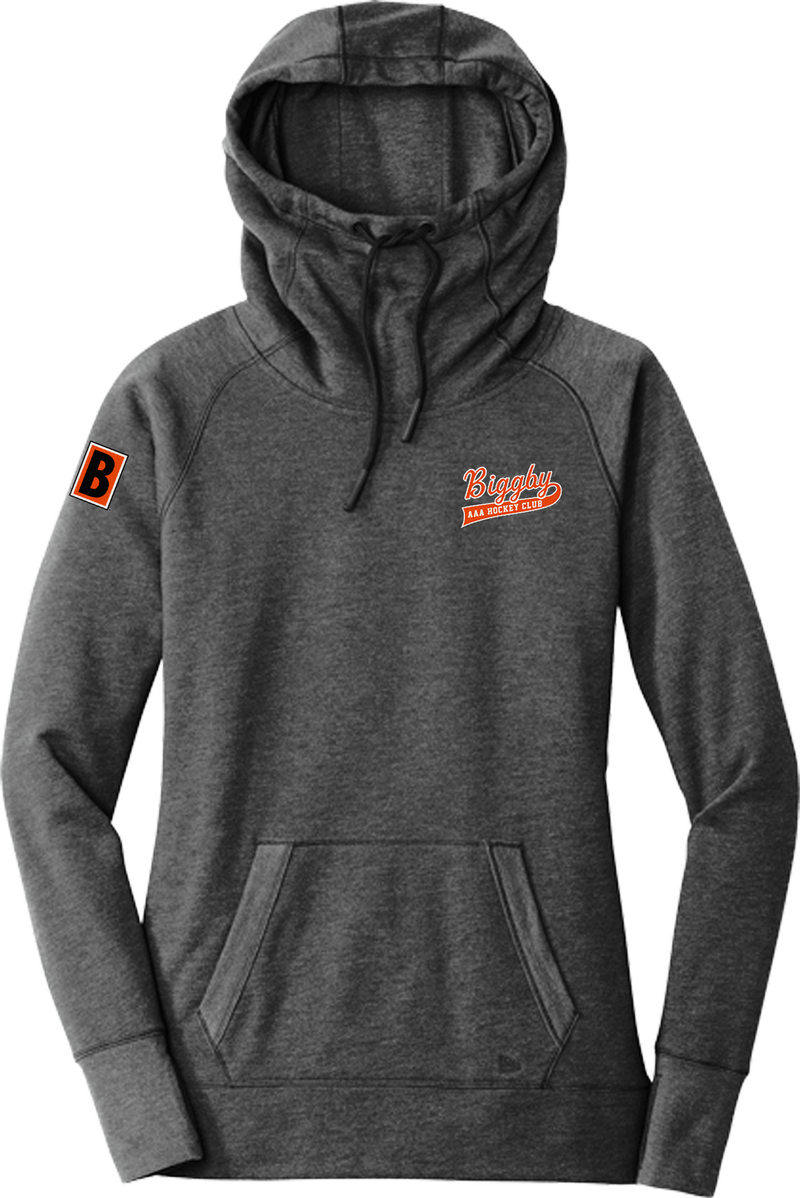 Biggby Coffee AAA New Era Ladies Tri-Blend Fleece Pullover Hoodie