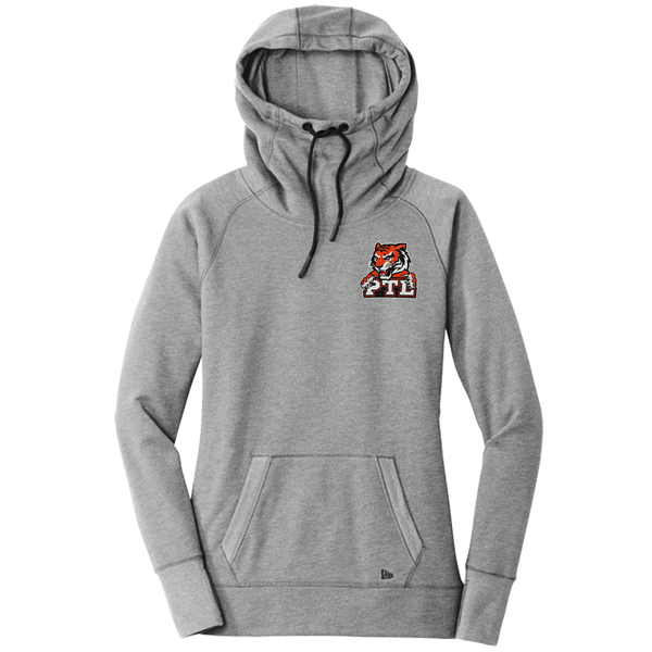 Princeton Tiger Lilies New Era Ladies Tri-Blend Fleece Pullover Hoodie