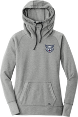 CT Bobcats New Era Ladies Tri-Blend Fleece Pullover Hoodie