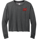 Team Maryland New Era Ladies Tri-Blend Fleece Crop Crew