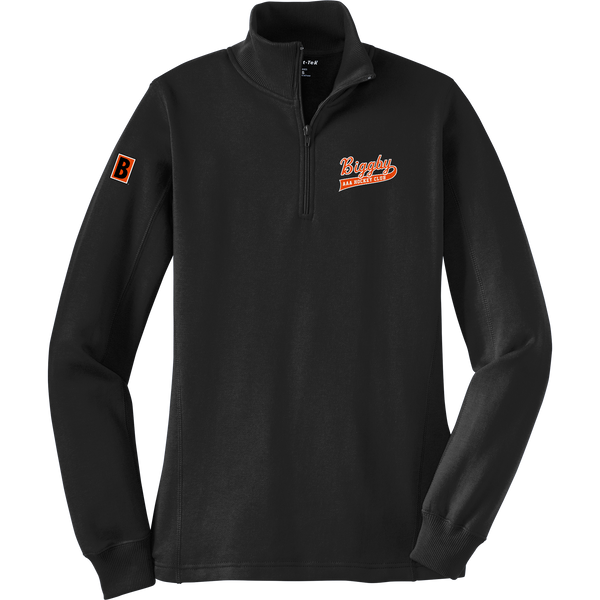 Biggby Coffee AAA Ladies 1/4-Zip Sweatshirt