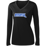 Kennett Ladies Long Sleeve PosiCharge Competitor V-Neck Tee