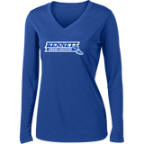 Kennett Ladies Long Sleeve PosiCharge Competitor V-Neck Tee