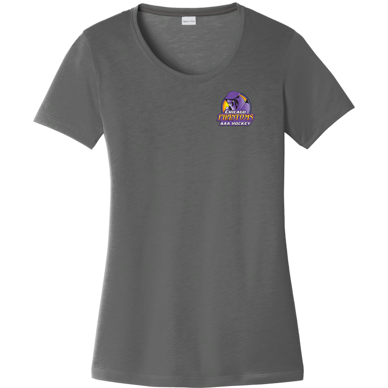 Chicago Phantoms Ladies PosiCharge Competitor Cotton Touch Scoop Neck Tee