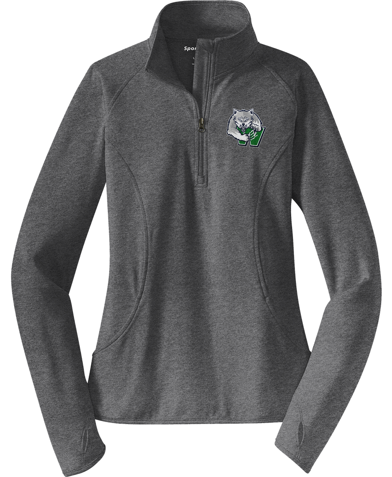 Woodbridge Wolfpack Ladies Sport-Wick Stretch 1/4-Zip Pullover