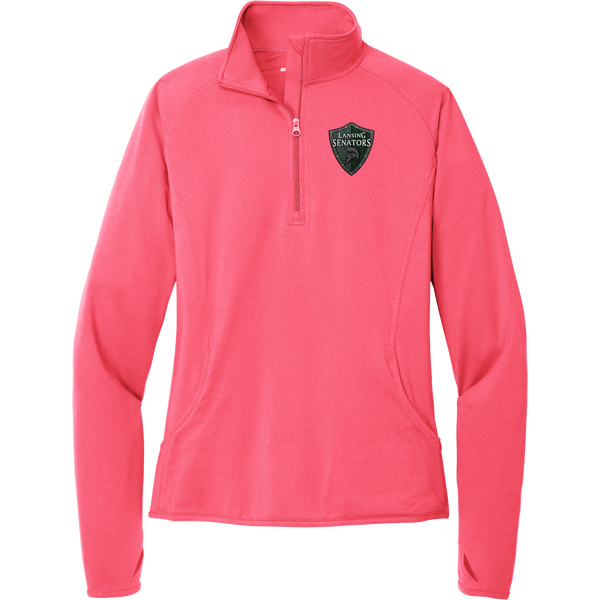 Lansing Senators Ladies Sport-Wick Stretch 1/4-Zip Pullover