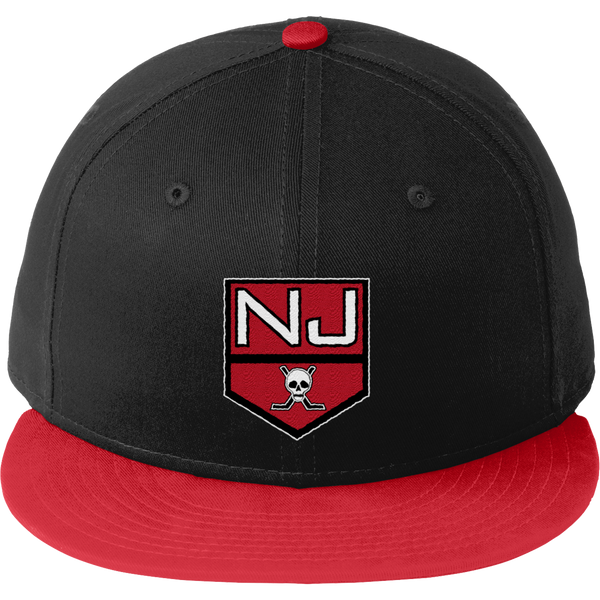 NJ Raiders New Era Flat Bill Snapback Cap