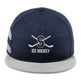 Midd South Hockey New Era Shadow Heather Striped Flat Bill Snapback Cap