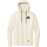 Metro Jets New Era Tri-Blend Fleece Pullover Hoodie