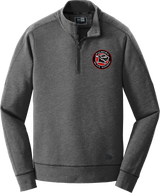 Palmyra Black Knights New Era Tri-Blend Fleece 1/4-Zip Pullover