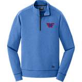 Mid-Fairfield New Era Tri-Blend Fleece 1/4-Zip Pullover