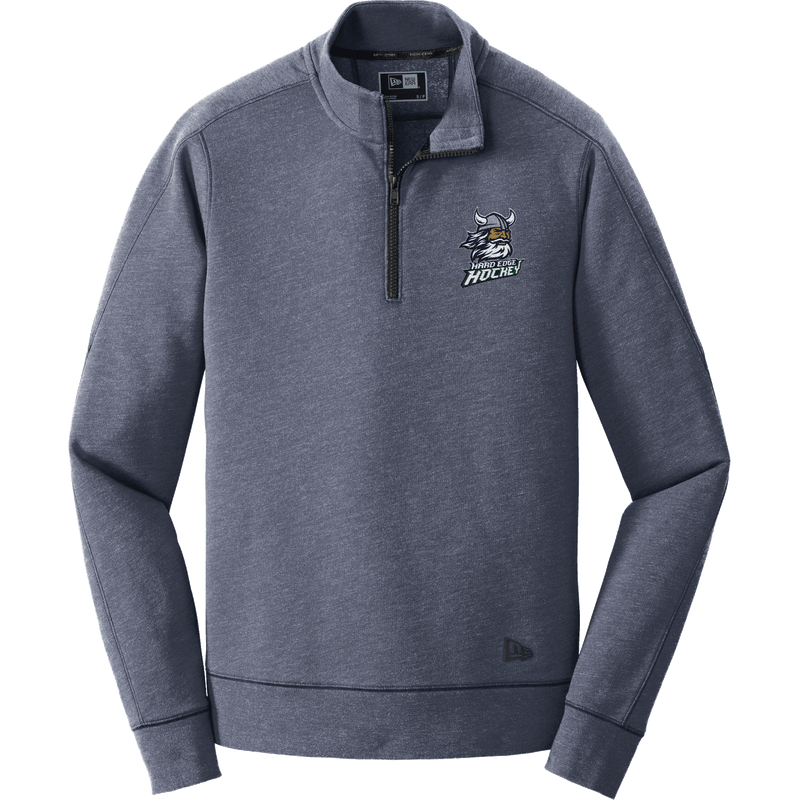 Hard Edge Hockey New Era Tri-Blend Fleece 1/4-Zip Pullover